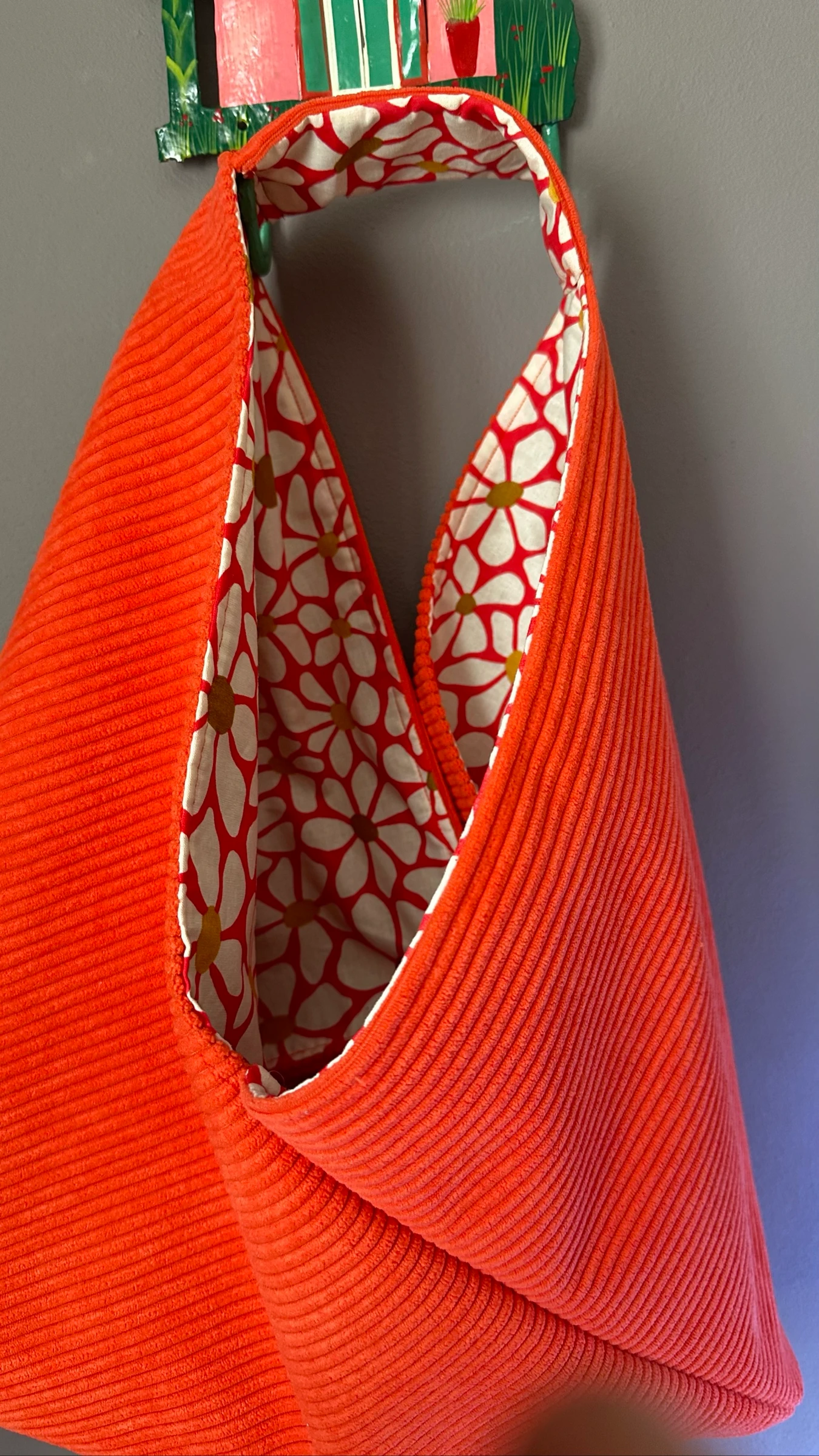 Bolso origami naranja – photo 2
